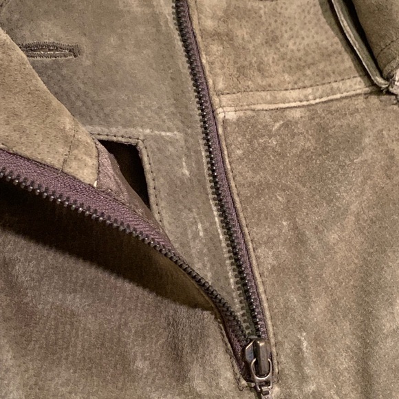 JUNIOR’S GENUINE SUEDE LEATHER MINI SKIRT. - Picture 13 of 15